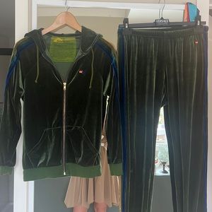 Aviator Nation classic velvet sweatpants and hoody! Great condition!